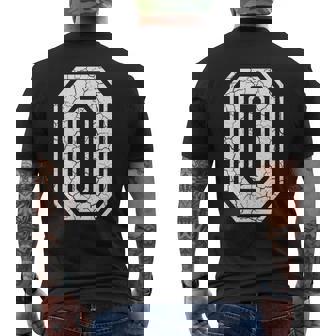 0番チームゼロ スポーツ グランジ 代表チームマッチング メンズTシャツ バックプリント - Kawaiitshirt