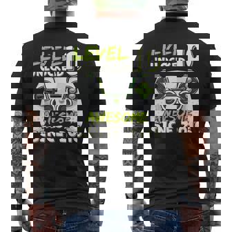 10 Year Old Bday Decorations Son Boy 10Yr 2016 10Th Birthday Men's T-shirt Back Print - Monsterry