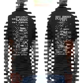 101St Airborne Division Fort Campbell Kentucky Veteran Men's T-shirt Back Print | Mazezy