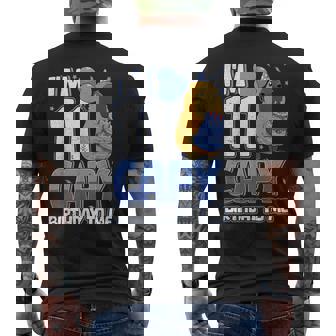 11 Years Capy Birthday To Me Boys 11Th Birthday Capybara Men's T-shirt Back Print | Mazezy