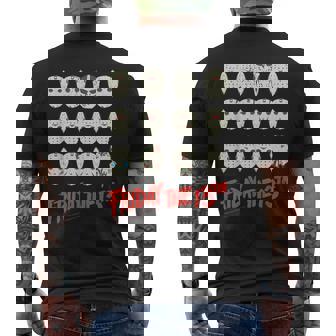 13日の金曜日 ハロウィン デザインマスク メンズTシャツ バックプリント - Kawaiitshirt