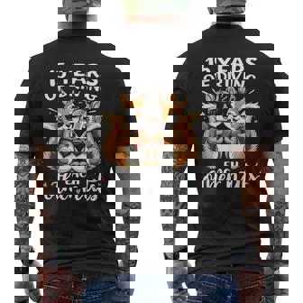 15 Years Of Driving Each Other Nuts Couple Anniversary Men's T-shirt Back Print | Mazezy