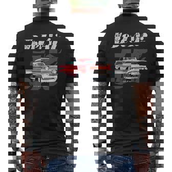 1957 Bel Air Low Rider Kustom Lead Sled Hot Rod Muscle Car Men's T-shirt Back Print | Mazezy