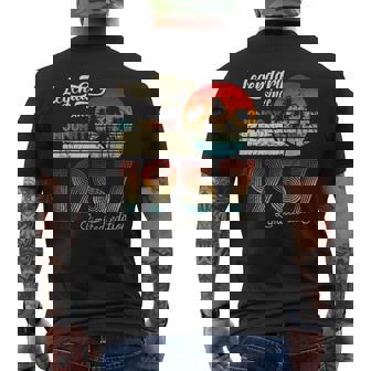 1957年1月から誕生日伝説のギフト メンズTシャツ バックプリント - Kawaiitshirt