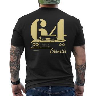 1964 64 Chevelle Ss Trending Chevys Muscle Car Men's T-shirt Back Print - Thegiftio UK