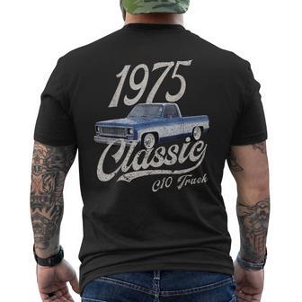 1975 75 C10 Truck Men's T-shirt Back Print - Thegiftio UK