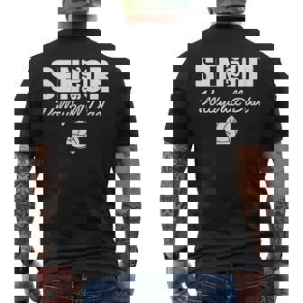 2026 Senior Volleyball Dad Volleyball Team Parent Men's T-shirt Back Print - Thegiftio