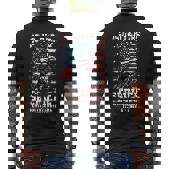 250Th Anniversary Celebration 250 Years Usa Service Men's T-shirt Back Print - Seseable