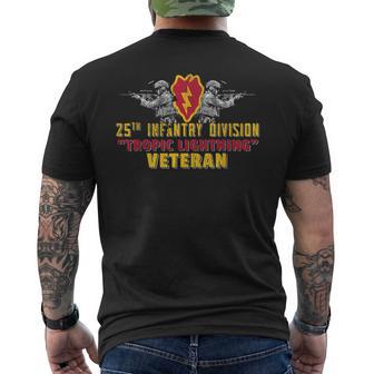 25Th Infantry Division 25 Id Tropic Lightning Division Men's T-shirt Back Print | Mazezy