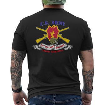25Th Infantry Division 25Th Id Veteran Tropic Lightning Men's T-shirt Back Print | Mazezy