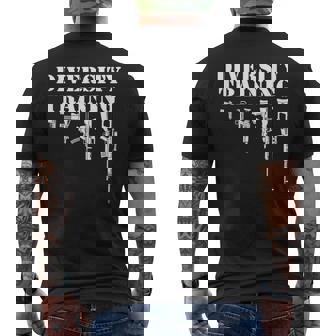 2nd Amendment Sniper And Shooting Range Long Range Shooting & Competitive Shooting Training Men's Back Print T-Shirt | Mazezy