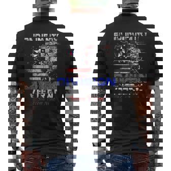 2Nd Infantry Division Second To None Us Veteran Military Men's T-shirt Back Print - Thegiftio