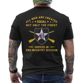 2Nd Infantry Division Veteran Camp Humphreys South Korea Men's T-shirt Back Print | Seseable FR