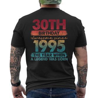 30 Year Old Vintage 1995 Limited Edition 30Th Birthday Men's T-shirt Back Print | Mazezy