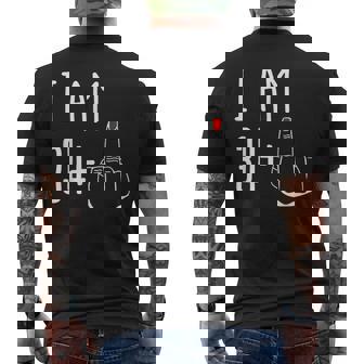 I Am 34 Plus 1 Middle Finger 35Th Women's Birthday Men's T-shirt Back Print - Thegiftio