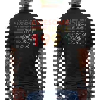 35 Birthday Decorations 35Yr Awesome 1991 35Th Birthday Men's T-shirt Back Print - Thegiftio