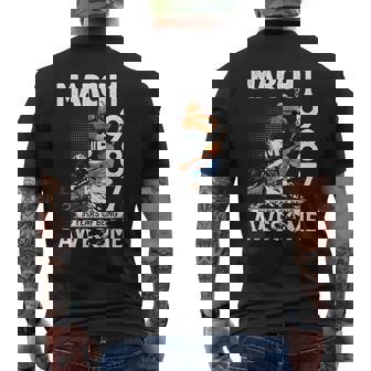 39Th Birthday Legends March 1987Intage 39 Years Old メンズTシャツ バックプリント - Kawaiitshirt