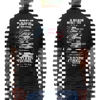 3Rd Battalion 37Th Armor M60 Battle Tank Military Veteran Men's T-shirt Back Print - Thegiftio