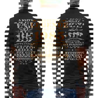40 Geburtstag Absolute Legende Jahrgang 1985 T-Shirt mit Rückendruck - Seseable