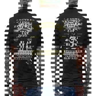47 Años Cumpleaños Las Leyendas Nacen En Octubre De 1978 Camiseta Hombre Estampado Espalda - Regaloses