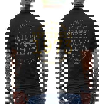 48 Años Cumpleaños Las Leyendas Nacen Eneptiembre De 1973 Camiseta Hombre Estampado Espalda - Regaloses