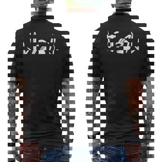 5 Gospel Symbols Jesus Is King Jesus Will Come Again Men's Back Print T-Shirt | Mazezy