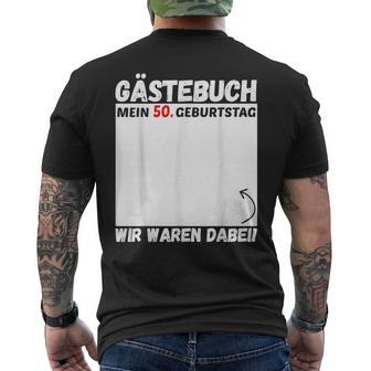 50 Geburtstag Mann Frau 50 Jahre 1976 Lustig Geschenk T-Shirt mit Rückendruck - Geschenkecke