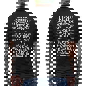 50Th Birthday Vintage Born In 1976 50 Years Old B-Day Men's T-shirt Back Print | Seseable UK