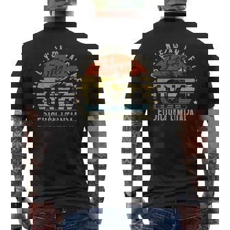 51 Años Cumpleaños Hombre Las Leyendas Nacen En Febrero 1974 Camiseta Hombre Estampado Espalda - Regaloses