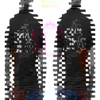 I Am 51 Plus 1 Middle Finger 51St Women's Birthday Men's T-shirt Back Print - Thegiftio