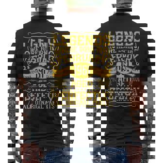 55歳の誕生日伝説は1961年2月に誕生しました。 メンズTシャツ バックプリント - Kawaiitshirt