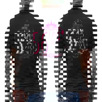 I Am 56 Plus 1 Middle Finger 56Th Women's Birthday Men's T-shirt Back Print - Thegiftio