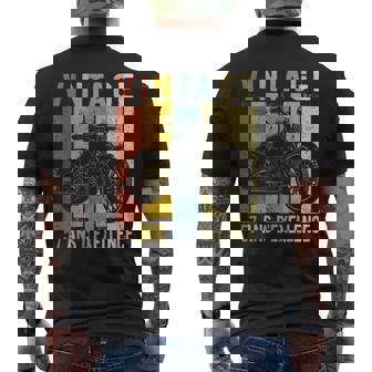 57 Ans Anniversaire Moto Motardintage Cadeau T-shirt imprimé au dos - Cadeauxyz