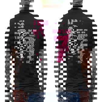 I Was 6 Now I Am 7 7Th Birthday Men's T-shirt Back Print - Monsterry