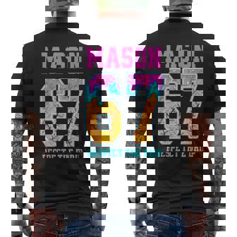 6 7 Mason Baseball Drip Men's T-shirt Back Print | Seseable UK