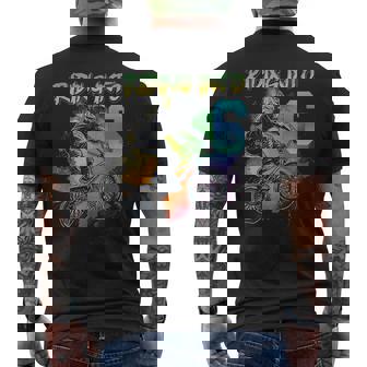 6 Year Old Bmx Birthday Boy Bicycle 6Th Bmx Rider Birthday Men's T-shirt Back Print | Seseable CA