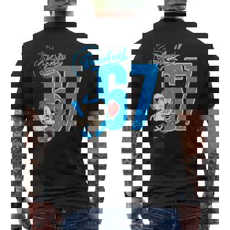 67 Baseball Lifestyle 101 Baseball Men's T-shirt Back Print | Seseable UK