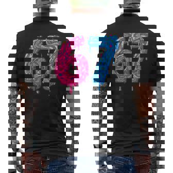 67 Costume Six Seven Meme Number 6 7 On It Youth N Boys Men's T-shirt Back Print | Mazezy