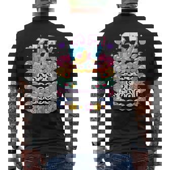 67 Days Of School Meme Friendship Bracelets 100 Days Smarter Men's T-shirt Back Print | Mazezy