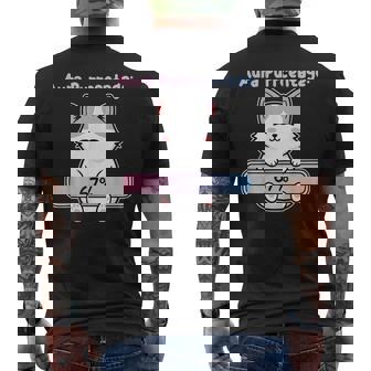 67 Cat Aura Energy At Six Seven Meme Gen Z Alpha Men's T-shirt Back Print - Monsterry