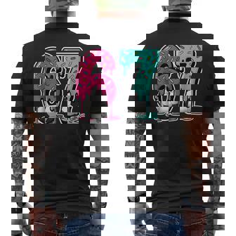 67 Ice Cream Drip Soccer Gen Alpha Slang Six Seven Meme Men's T-shirt Back Print | Mazezy