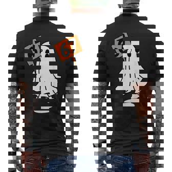 67 Meme Humor 6-7 Sixseven Ghost Halloween Men's T-shirt Back Print - Seseable