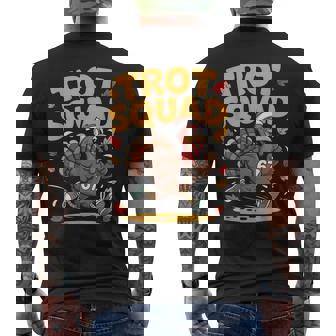 67 Meme Thanksgiving Turkey Trot Squad Men's T-shirt Back Print | Mazezy