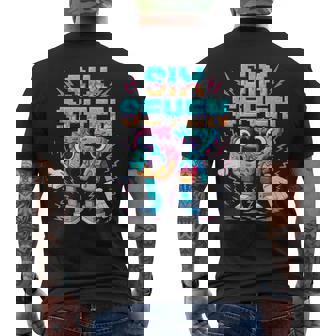 67 Six Seven 6-7 Italian Brainrot Ice Cream Drip Men's T-shirt Back Print | Seseable CA