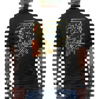 67 Teacher Halloween Skeleton Six Seven Meme Brainrot Math Men's T-shirt Back Print | Mazezy