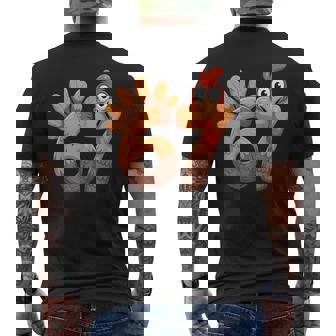 67 Thanksgiving Turkey Thanksgiving 67 Turkey Men's T-shirt Back Print | Mazezy