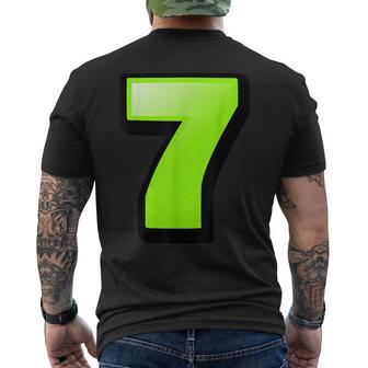 7 Number Six Seven 67 Gen Alpha Slang T Meme Matching Men's T-shirt Back Print - Thegiftio UK
