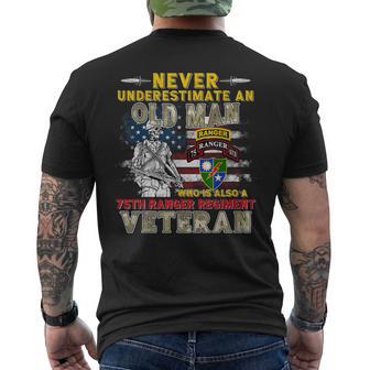 75Th Ranger Regiment Veteran Rangers Lead The Way Men's T-shirt Back Print | Seseable FR