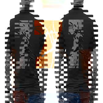 7Th Birthday Basketball 7 Yr Bday Party 7Yr Seven Years Old Men's T-shirt Back Print | Seseable UK