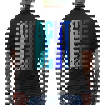 8 Geburtstag Jungs Fußball Achter Geburtstag T-Shirt mit Rückendruck - Seseable